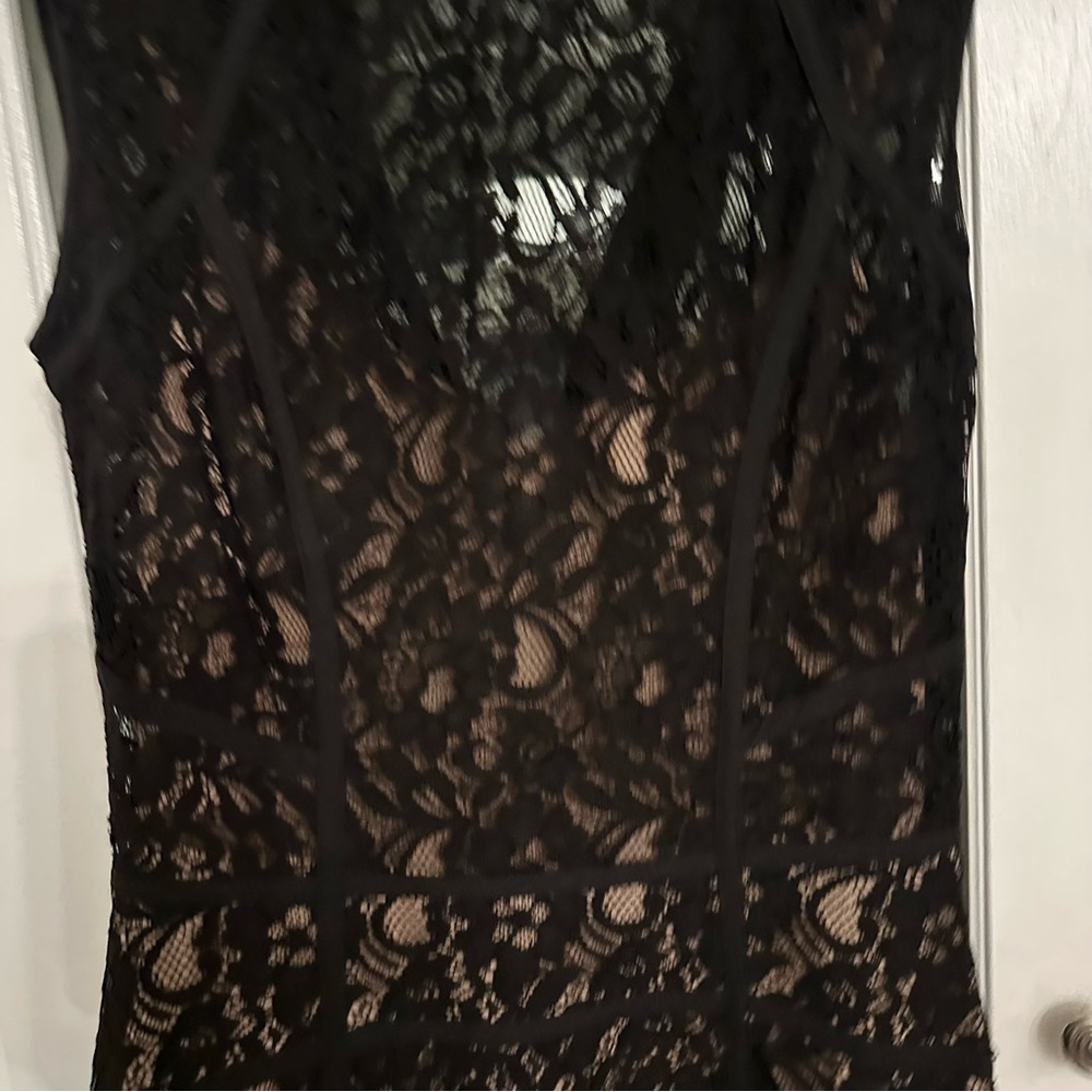 BCBGMaxAzria Black Lace Dress - Picture 5 of 9